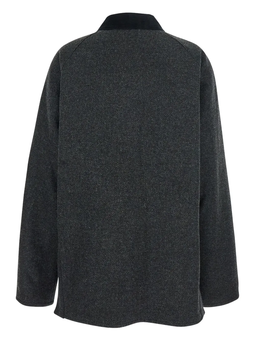 Barbour Bedale wollen jas met knopen Zwart