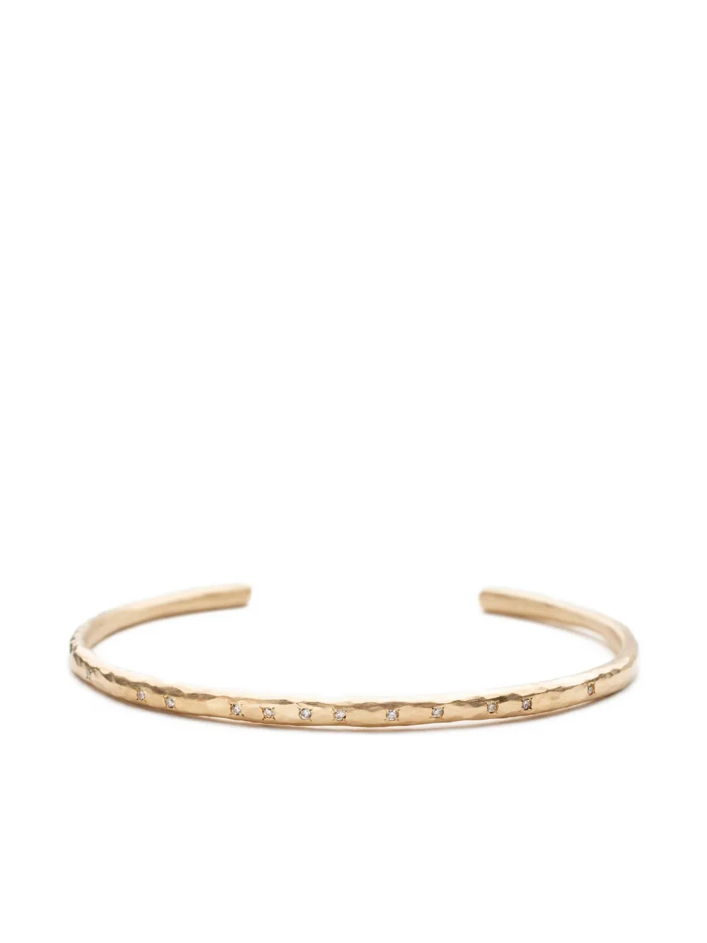 Yasuko Azuma  18K yellow gold diamond cuff bracelet | Gold | Image 1