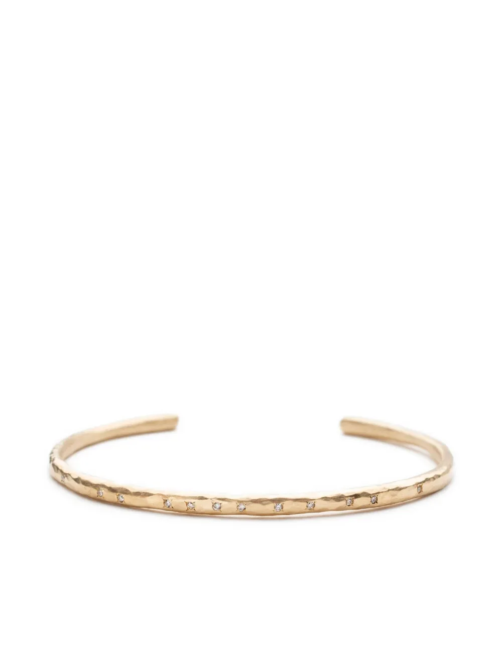 Yasuko Azuma  18K yellow gold diamond cuff bracelet | Gold | Image 1