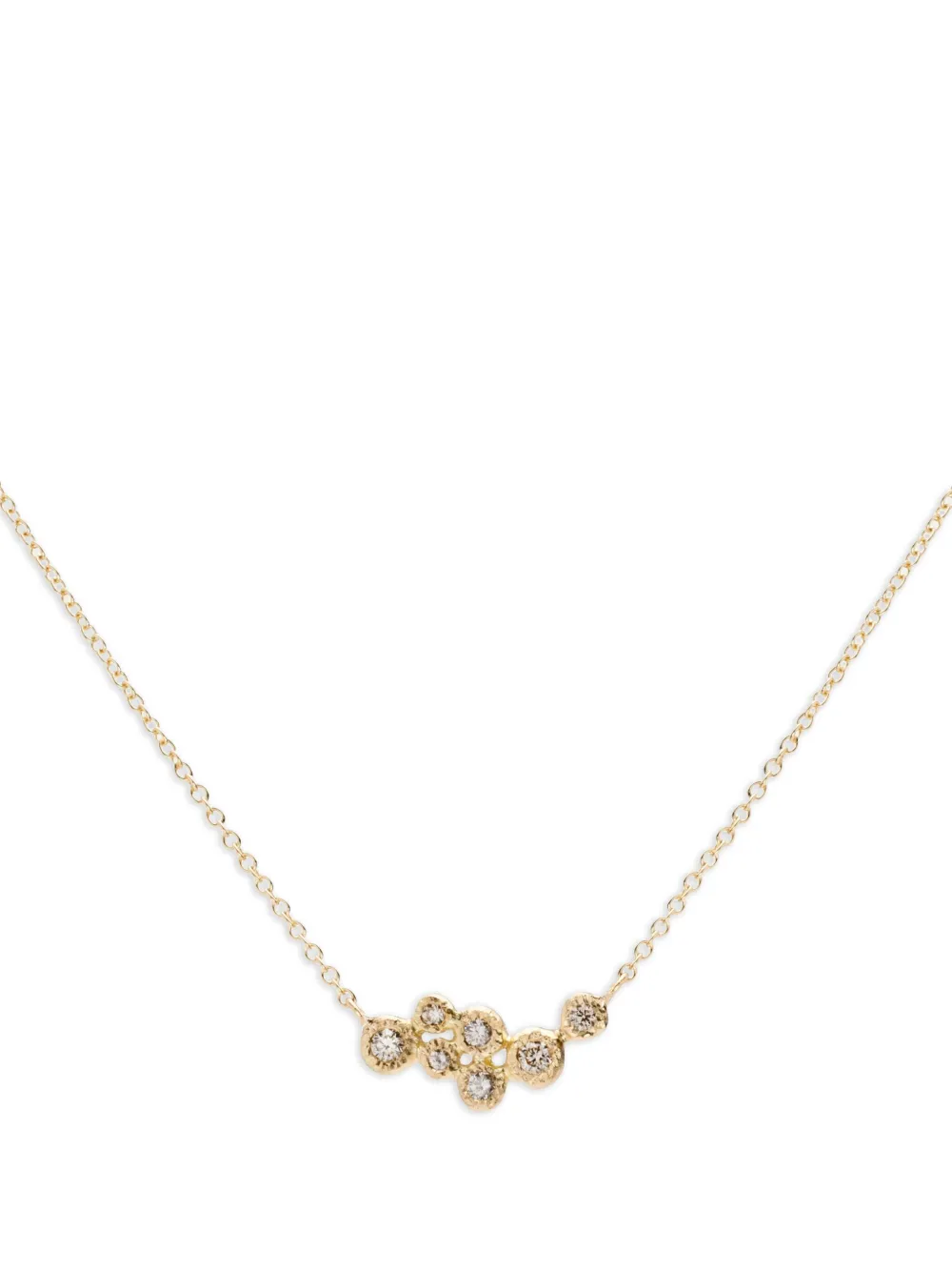  Yasuko Azuma 18k Yellow Gold Diamond Necklace 