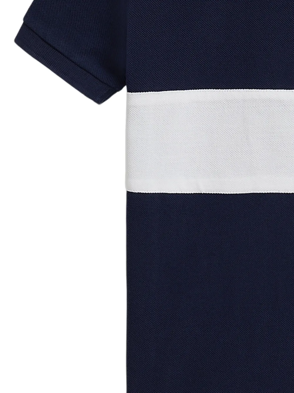 POLO RALPH LAUREN KIDS Gestreept poloshirt met embleem Blauw