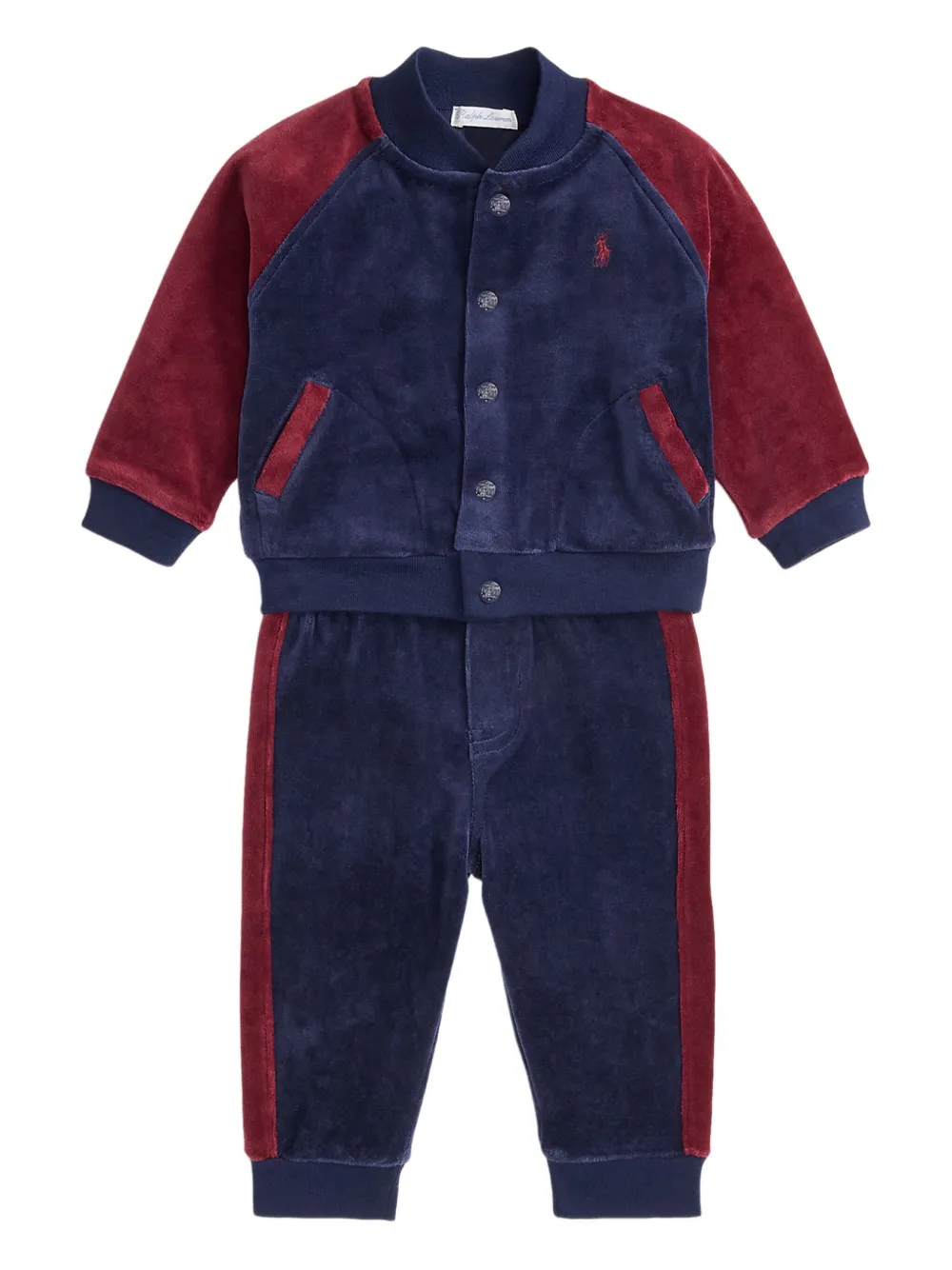 POLO RALPH LAUREN KIDS logo-embroidered tracksuit | Blue | Image 1