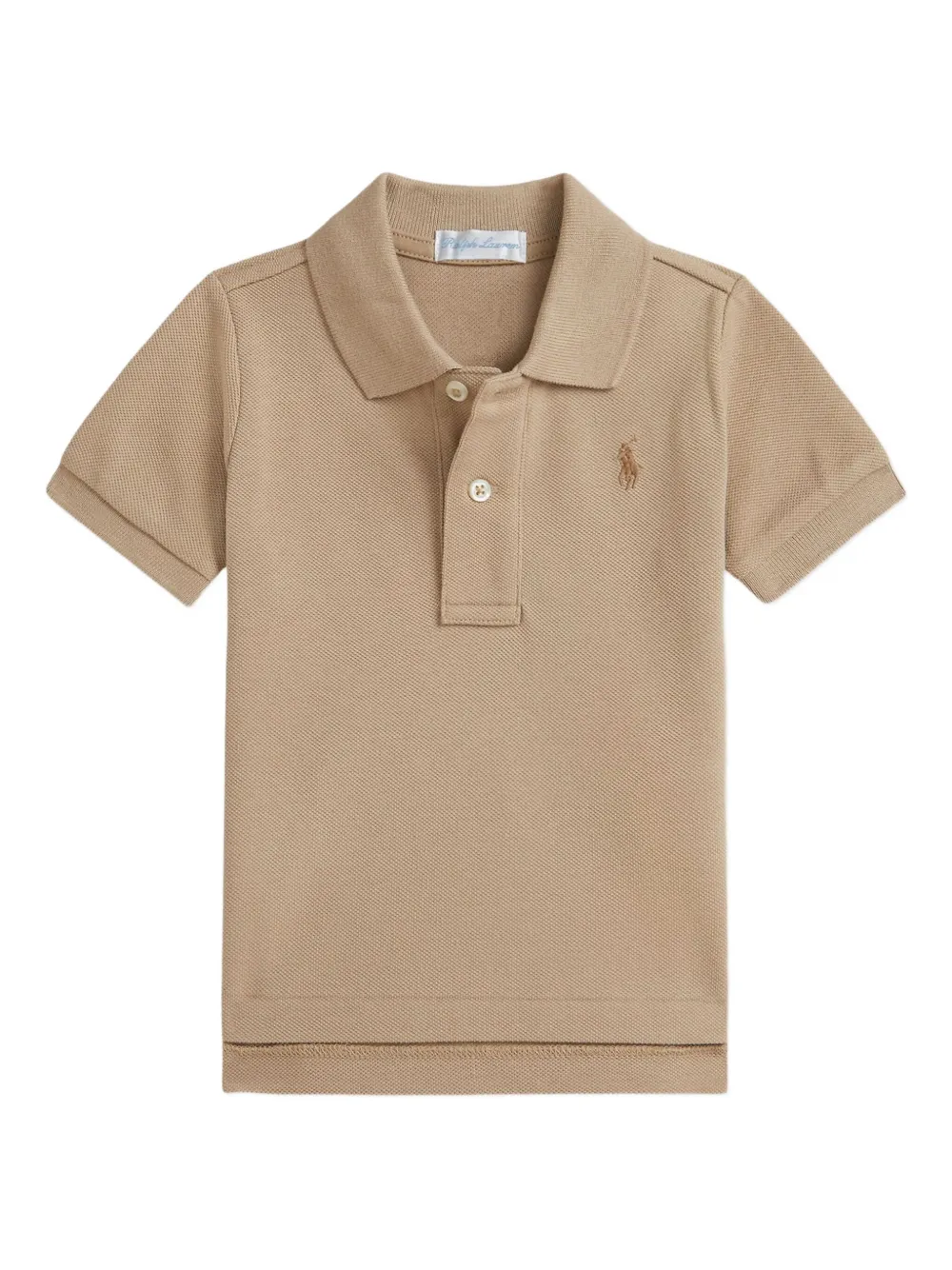 POLO RALPH LAUREN KIDS short-sleeve polo shirt | Brown | Image 1