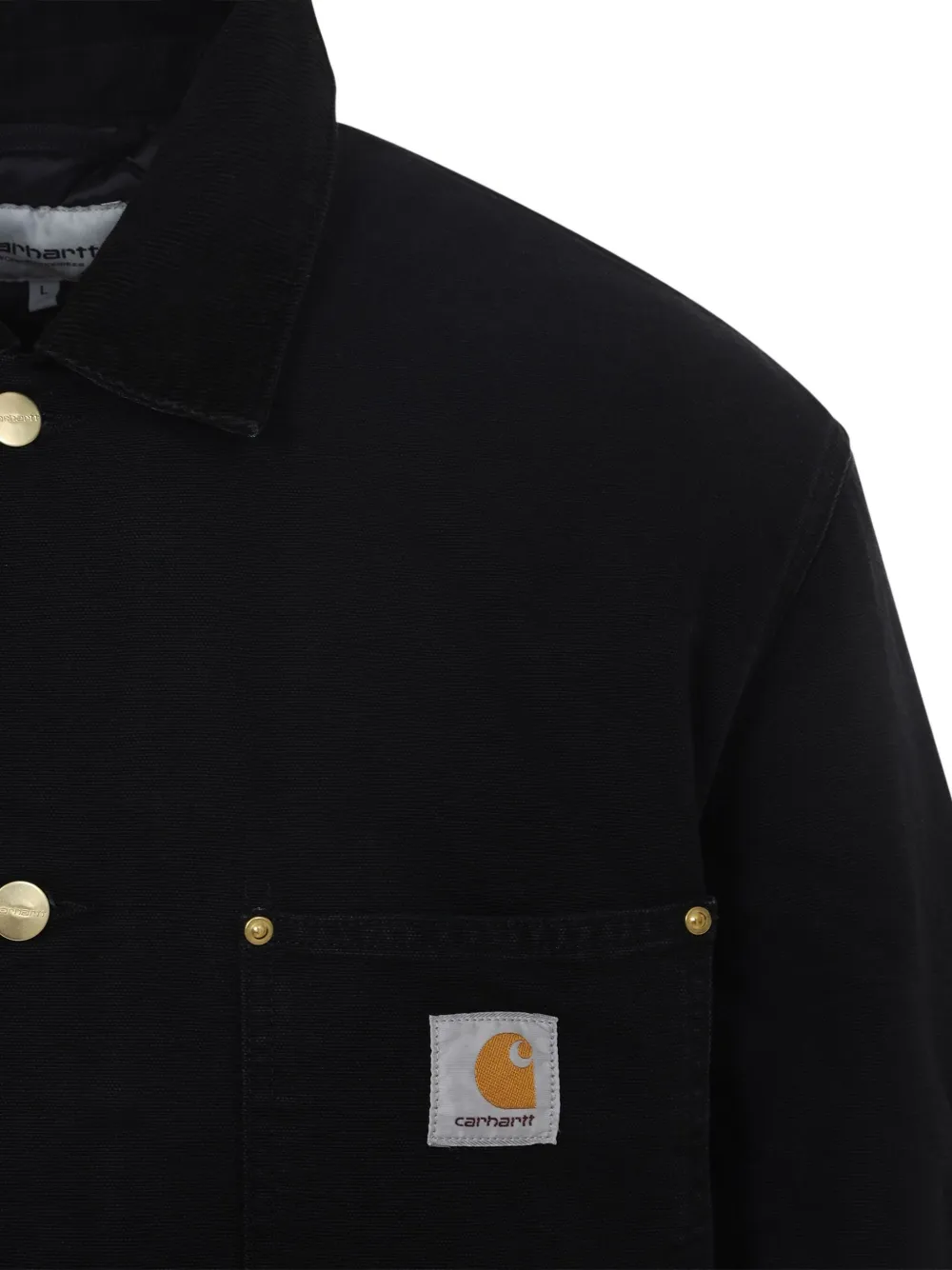 Carhartt WIP Clapton katoenen jack Zwart