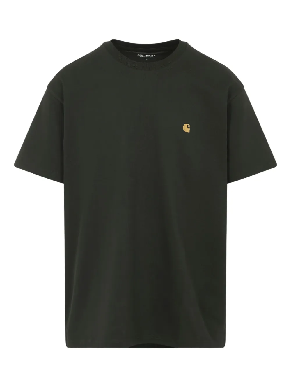 Carhartt WIP logo-embroidered T-shirt Groen