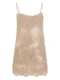 Ermanno Scervino floral slip mini dress - Pink