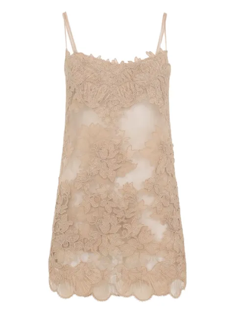 Ermanno Scervino floral slip mini dress