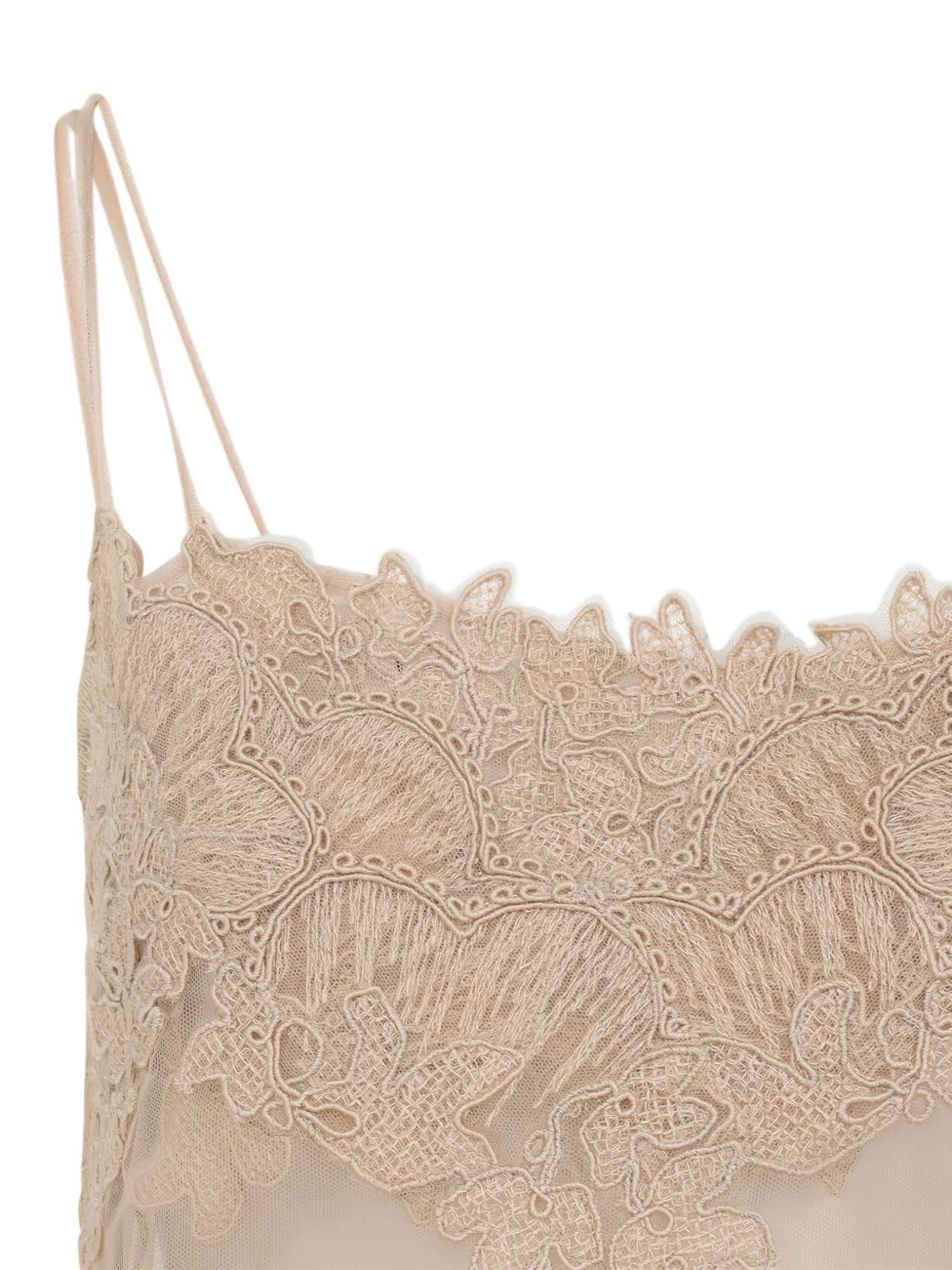 Ermanno Scervino Mini-jurk met bloemen Roze