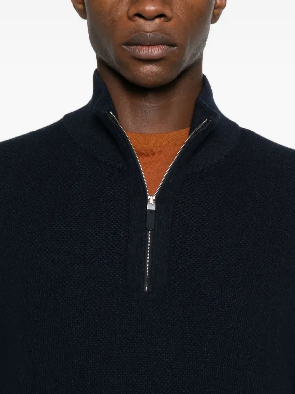 Zegna half-zip Sweater | Black | FARFETCH