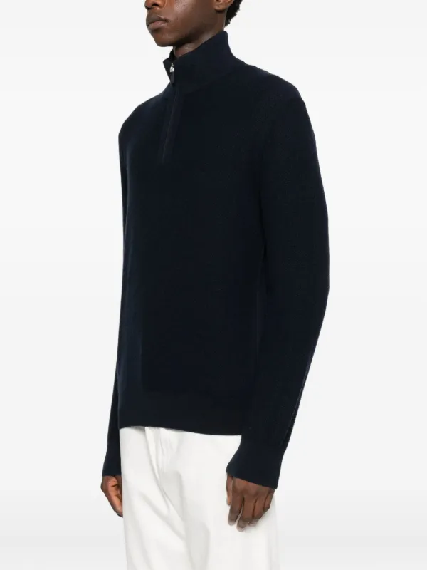 Zegna half-zip Sweater | Black | FARFETCH