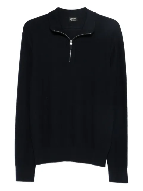 Zegna half-zip sweater