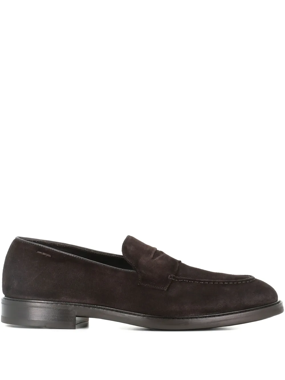 Alexander Hotto penny suede loafers | Brown | Image 1