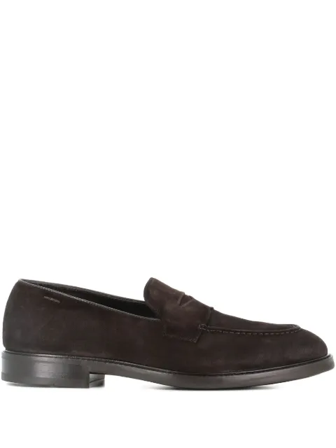 Alexander Hotto penny suede loafers