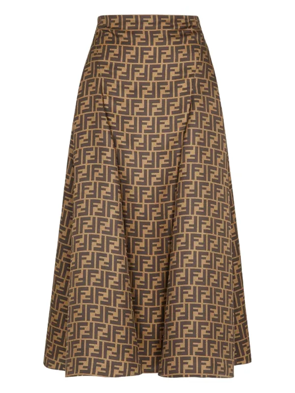 FENDI ff-print Skirt | FARFETCH
