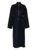Sportmax zip-up trench coat - Black