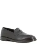 Alexander Hotto pebble-leather penny loafers - Black