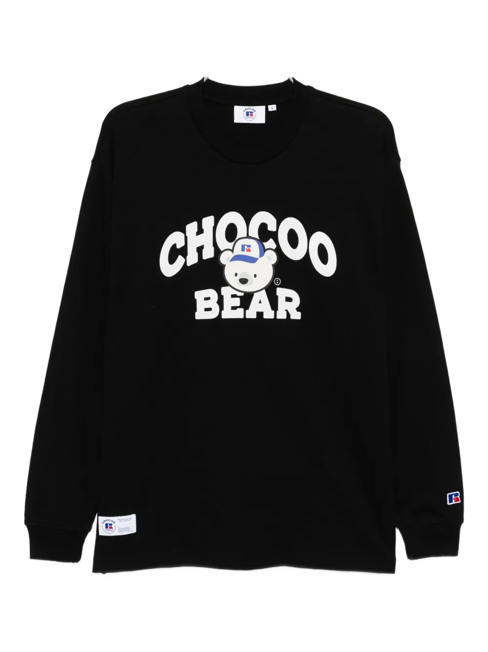 Chocoolate Long-sleeve T-shirt In Black
