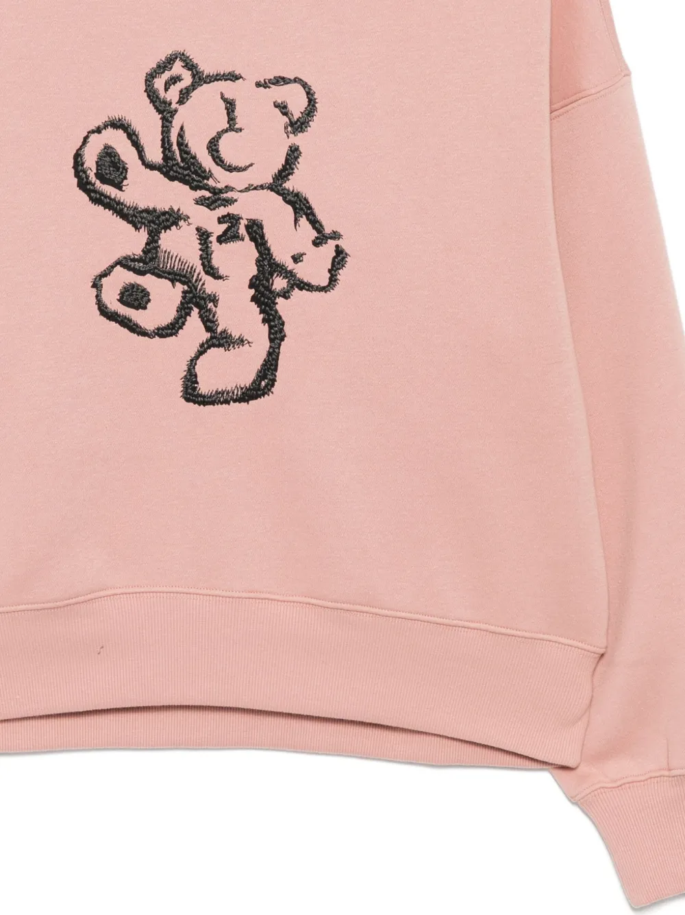 Izzue Embroidered Sweatshirt In Pink