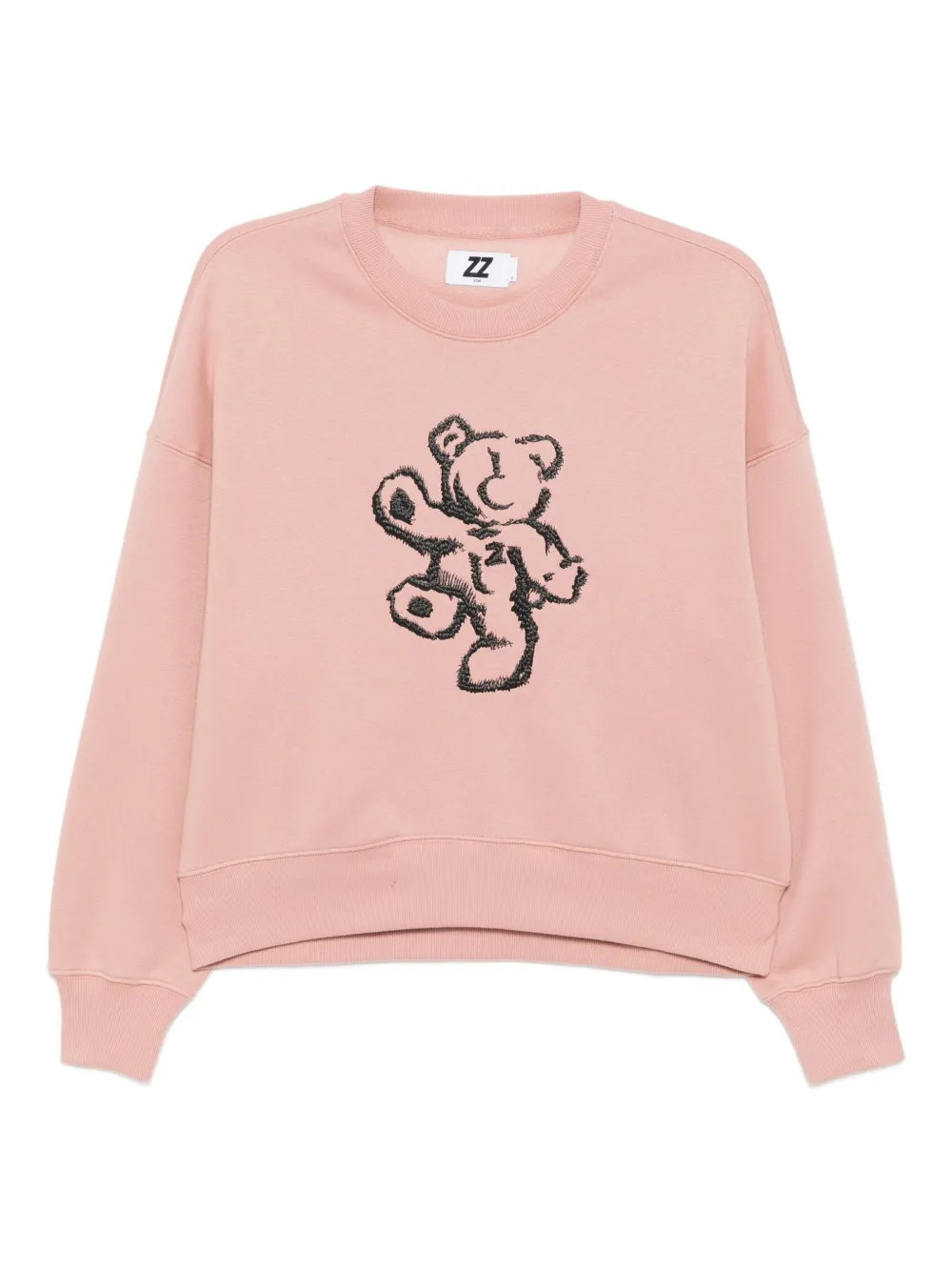 Izzue Embroidered Sweatshirt In Pink
