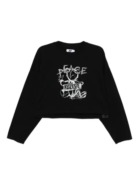 izzue graphic-print cotton T-shirt