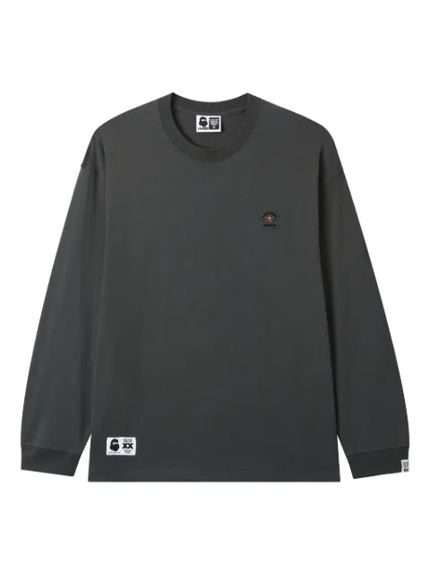 FINGERCROXX logo-patch long-sleeved sweatshirt