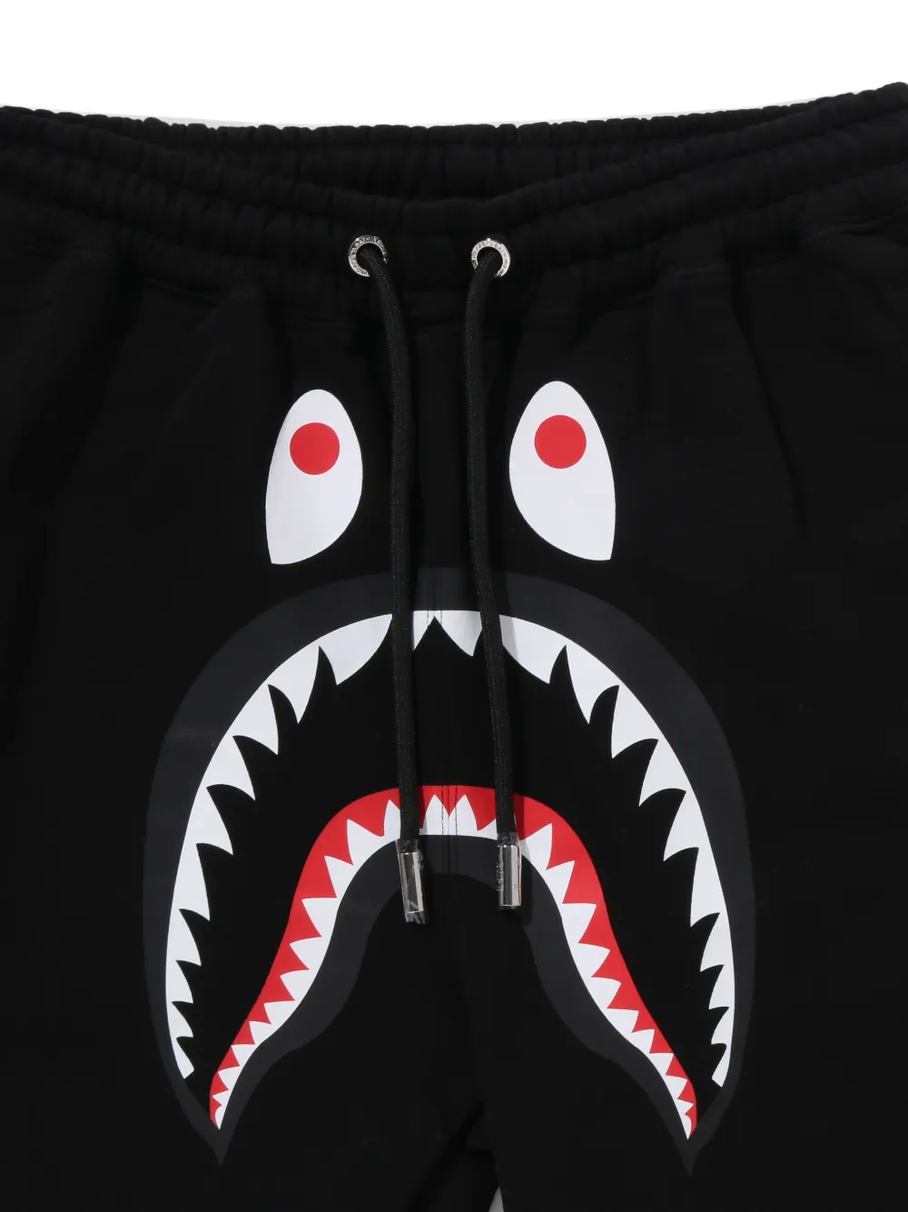 A BATHING APE Trainingsbroek met trekkoord en haaienhoofd Zwart