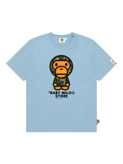 *BABY MILO® STORE BY *A BATHING APE® baby-milo camouflage-print T-shirt