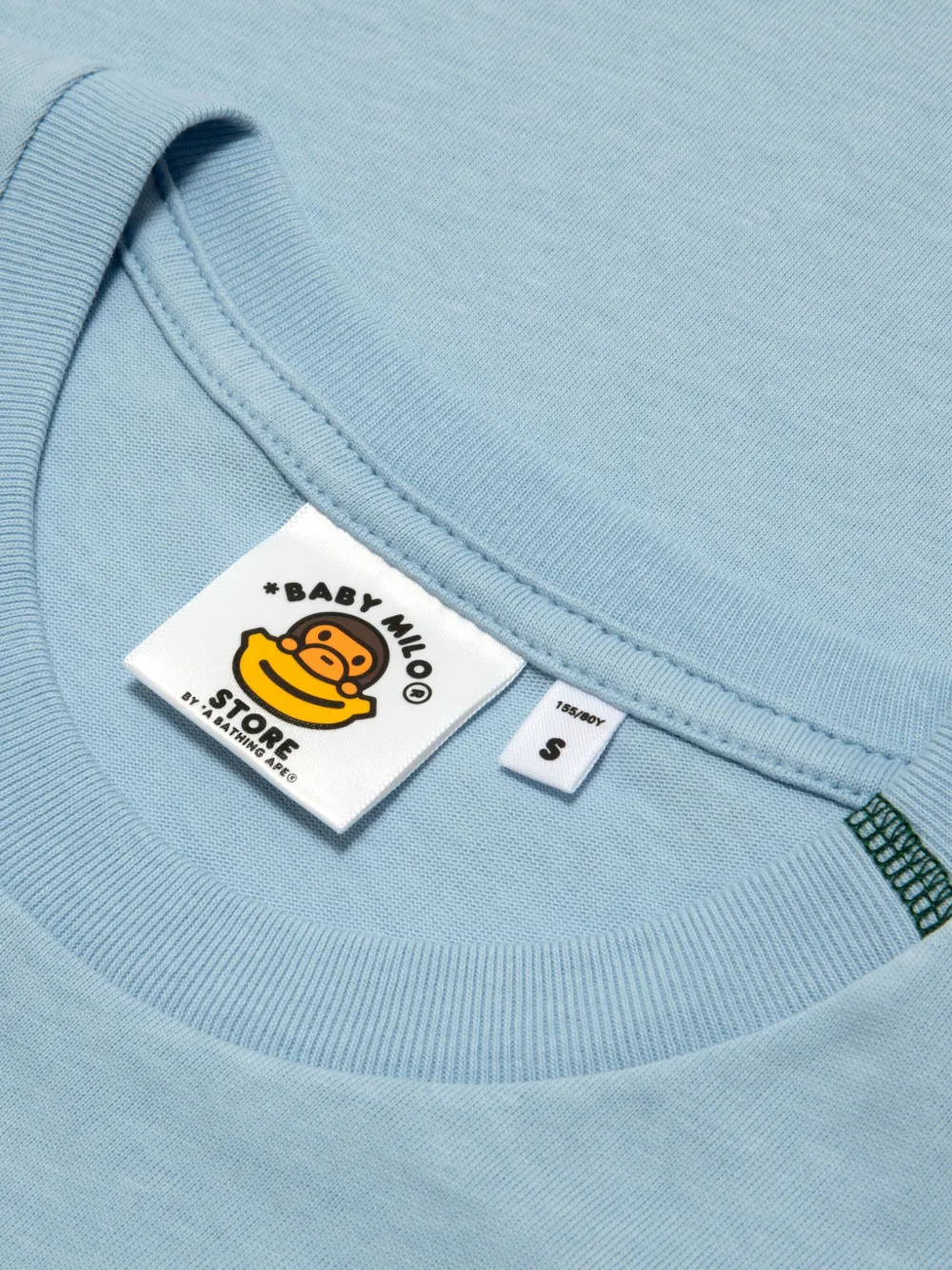 *BABY MILO STORE BY *A BATHING APE Baby-Milo T-shirt met camouflageprint Blauw