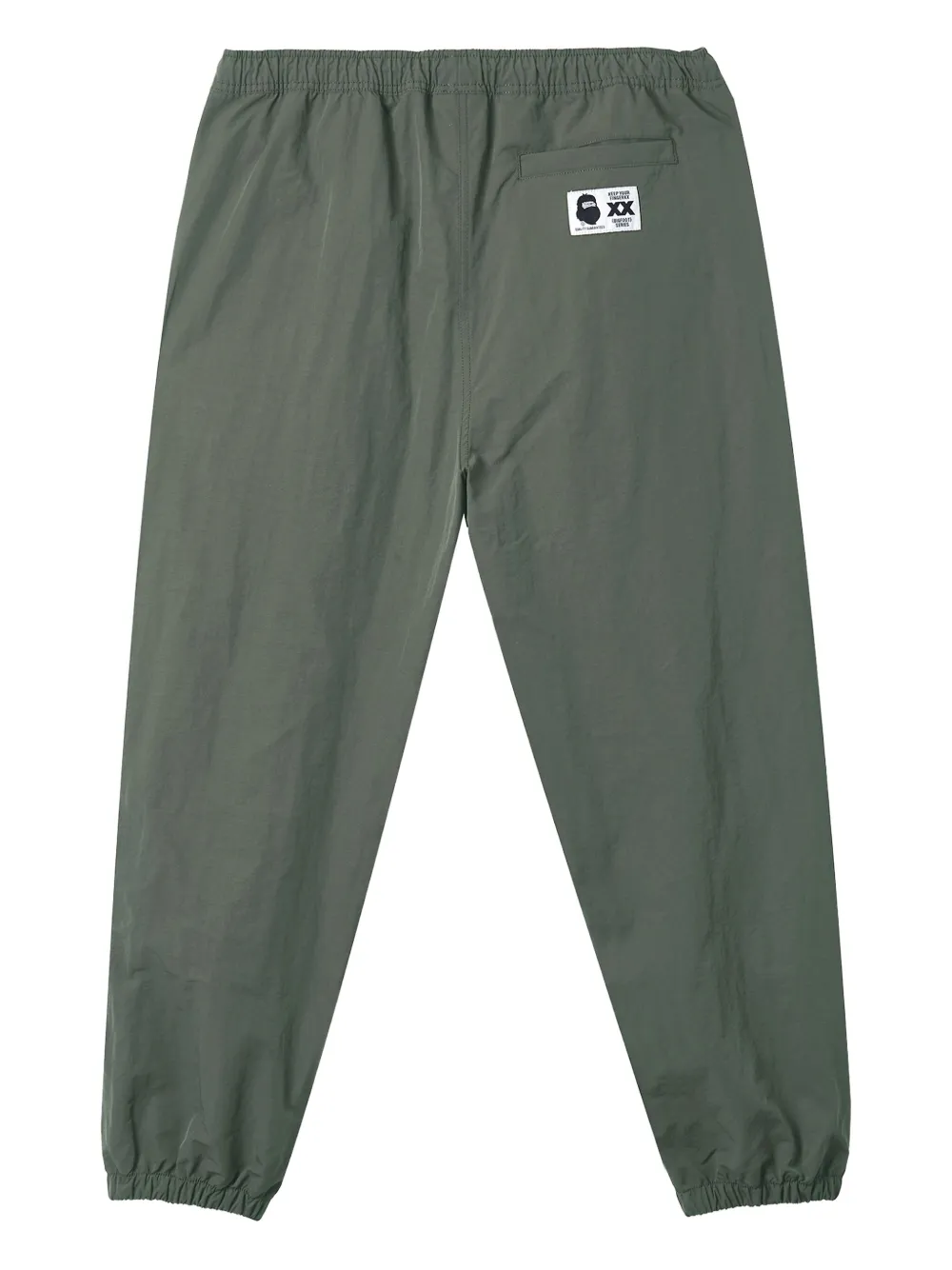 Fingercroxx Elasticated-cuff Trousers In Green