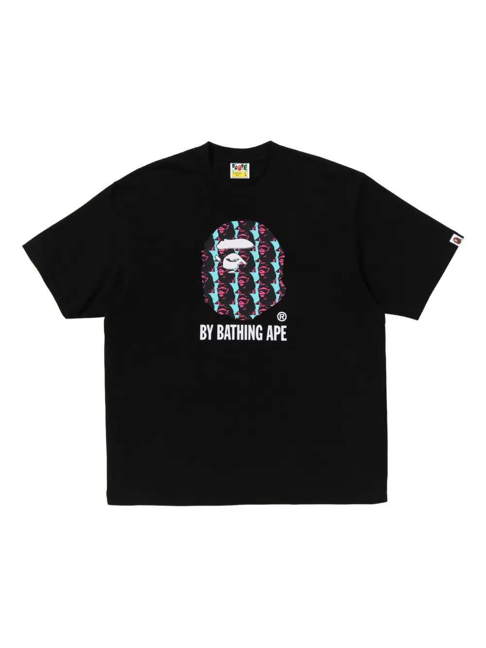 A BATHING APE® playera con estampado Ape Head | negro | Image 1