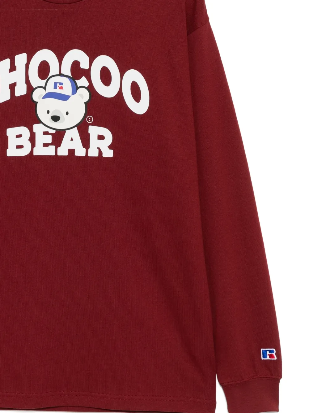 CHOCOOLATE T-shirt met lange mouwen Rood