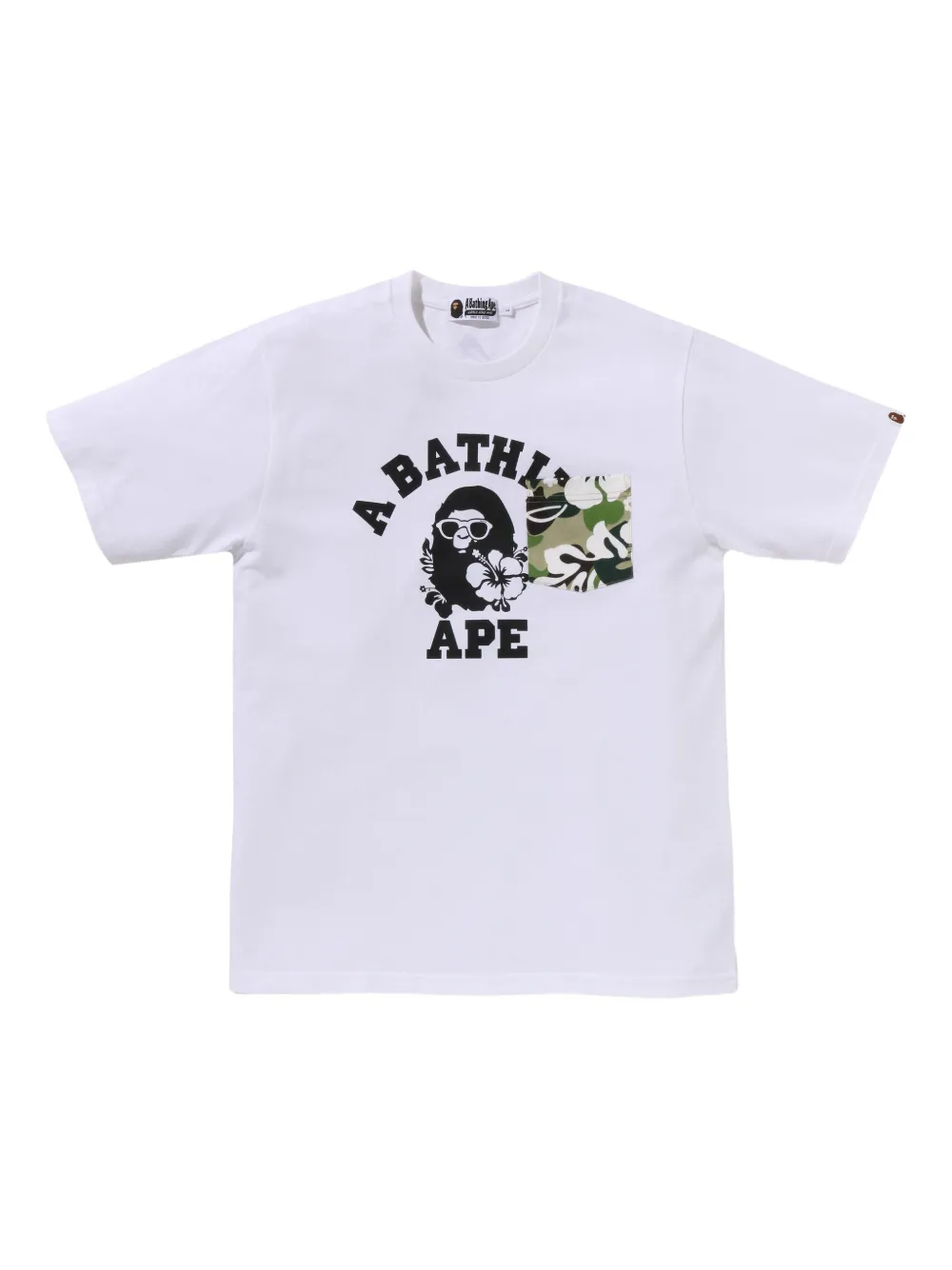 A BATHING APE ABC Resort T-shirt Wit