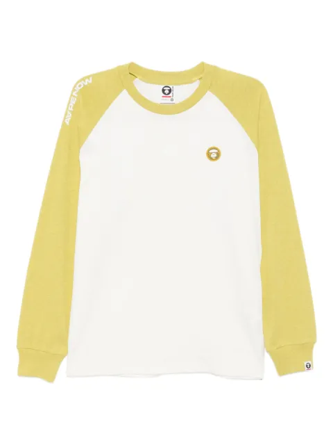 AAPE BY *A BATHING APE® raglan-sleeve logo T-shirt