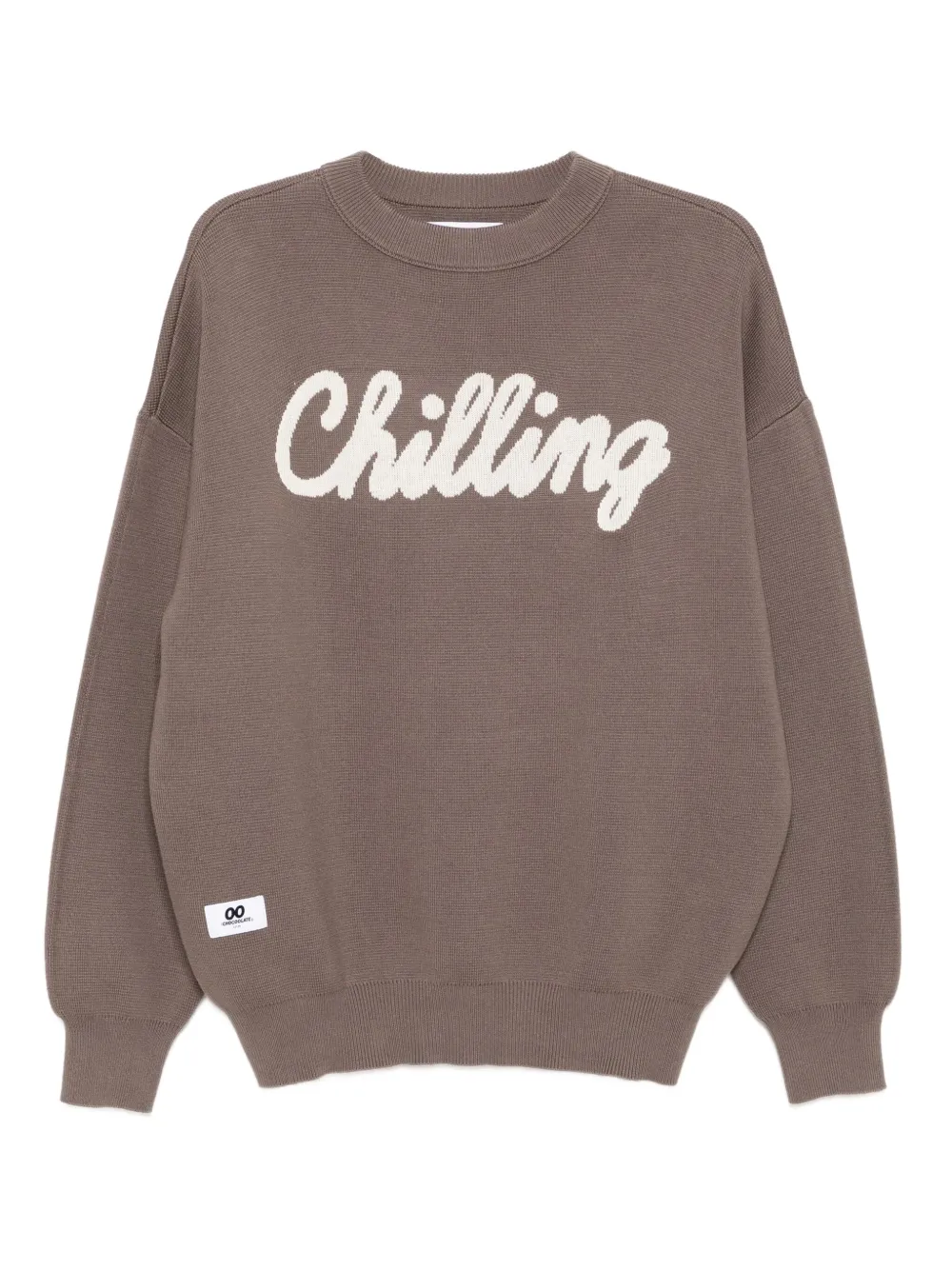 CHOCOOLATE crew neck jumper | Brown | Image 1