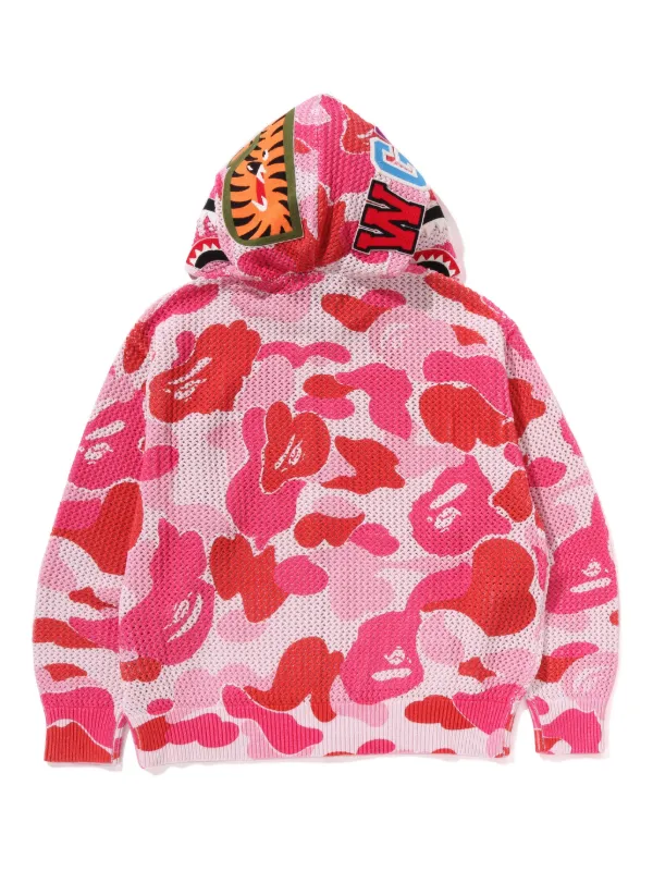 A BATHING APE® カモフラージュ パーカー | ピンク | FARFETCH JP