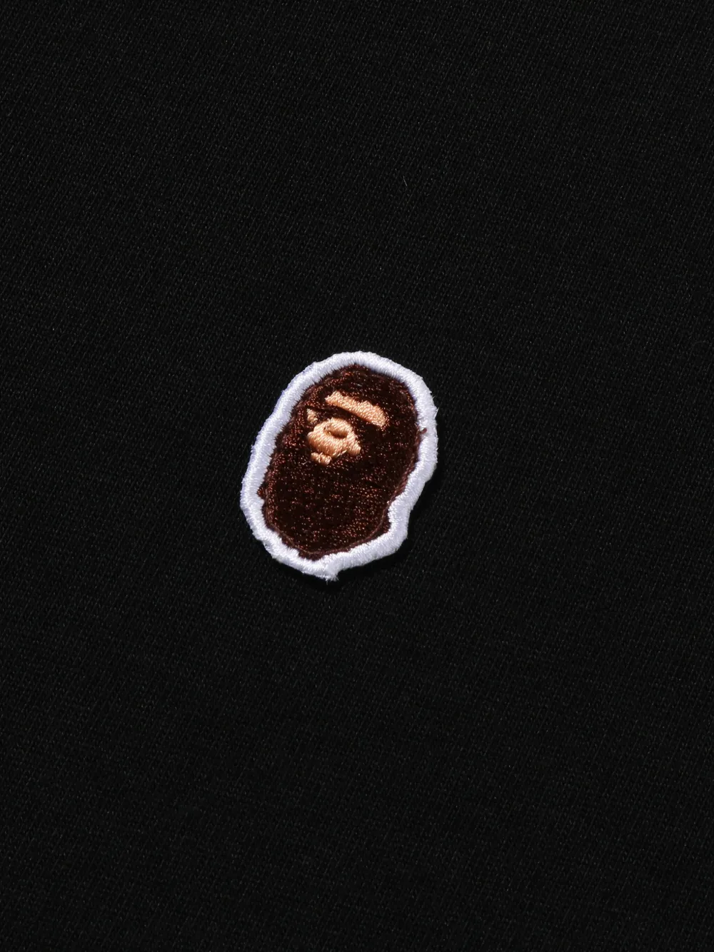 A BATHING APE Head T-shirt Zwart