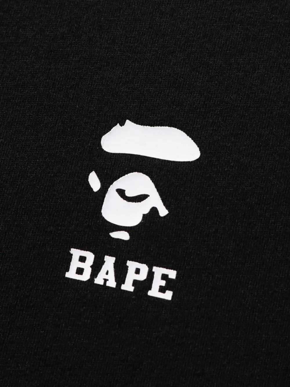 A BATHING APE Face T-shirt Zwart
