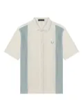 Fred Perry Towelling Panel short-sleeve shirt - Grey