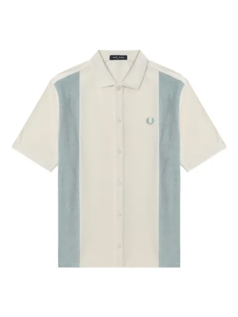 Fred Perry Towelling Panel short-sleeve shirt