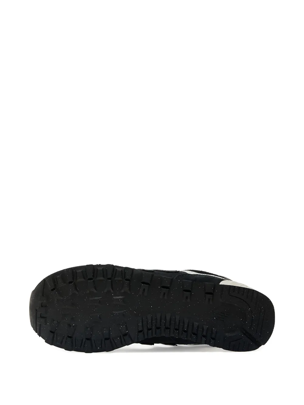 New Balance 574 suede lace-up sneakers Black