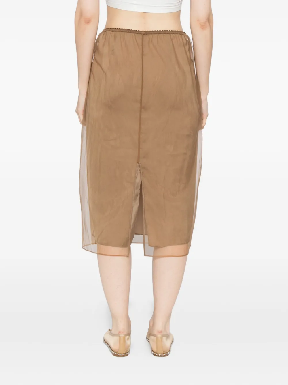 JNBY Rok met mesh Bruin