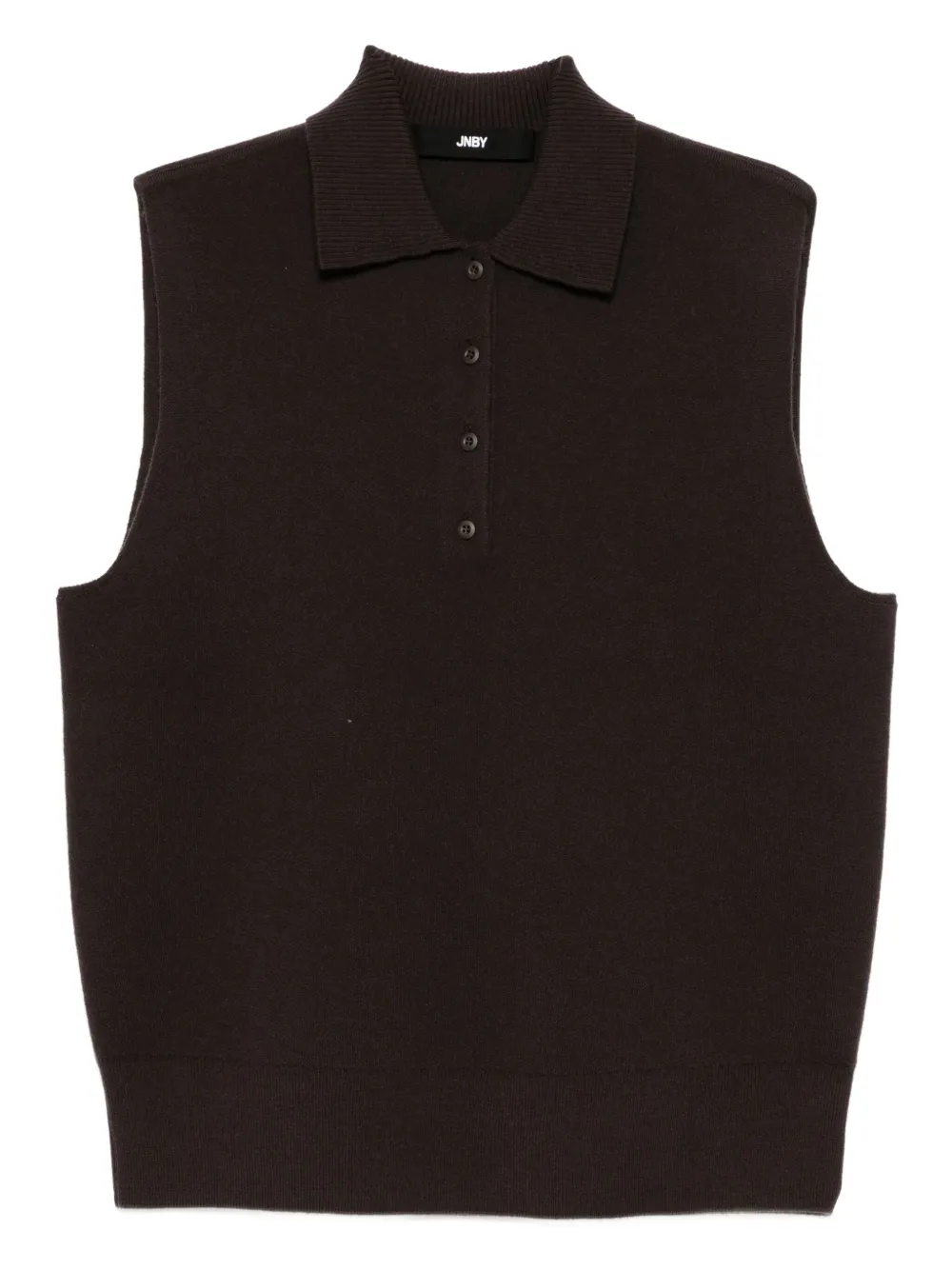 JNBY knitted sweater vest | Brown | Image 1