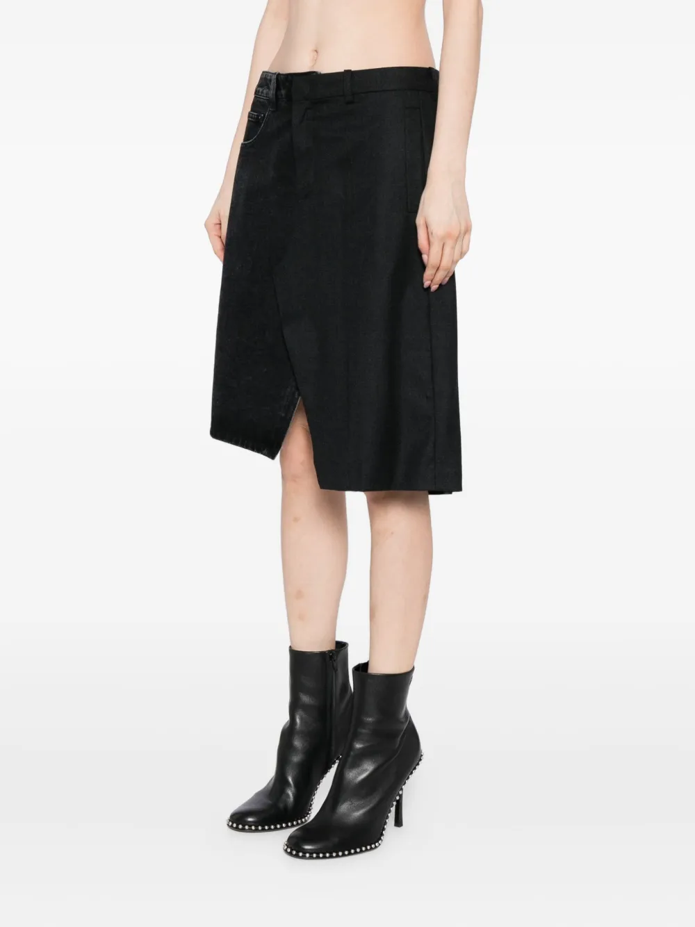 Jnby Irregular Skirt In Gray