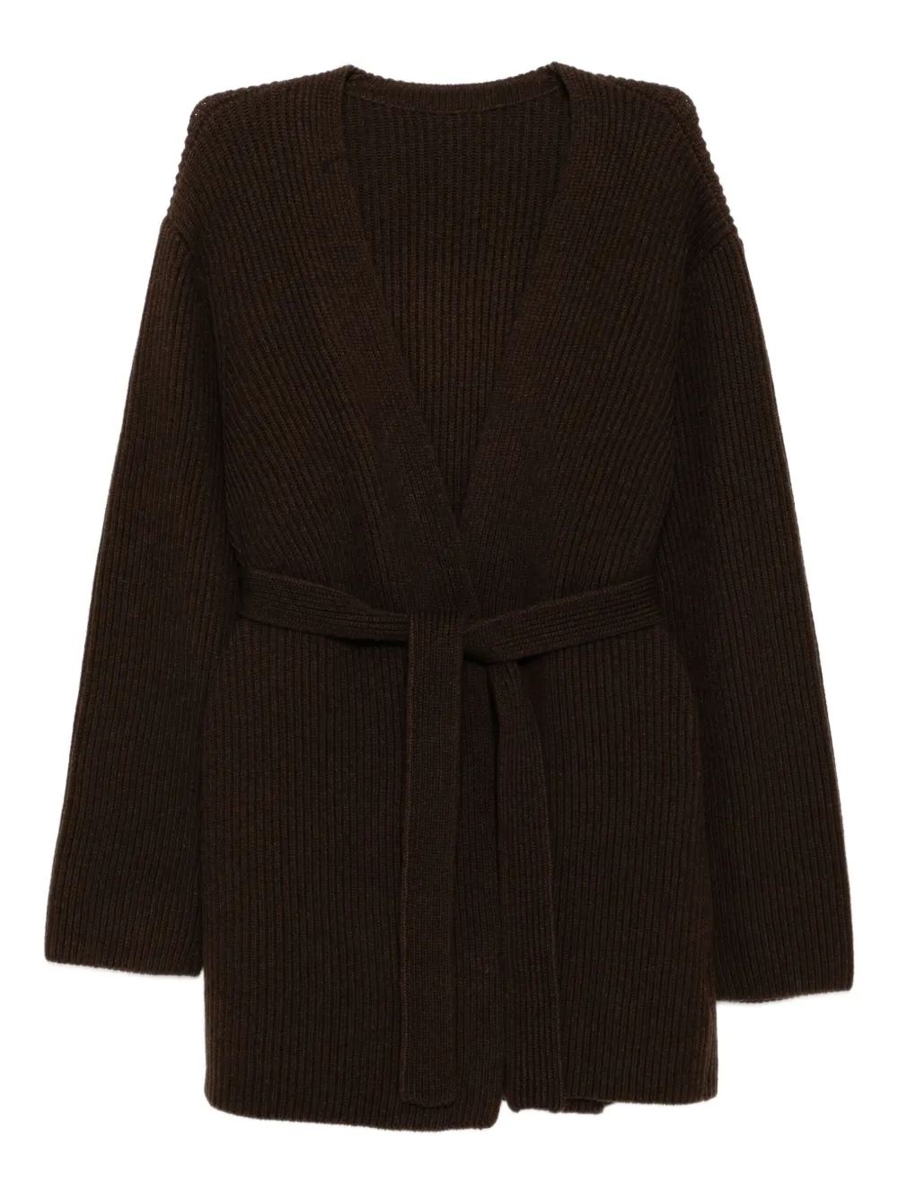 Jnby Lose Midi Cardigan In Brown
