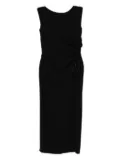 LESS gathered detail dress - Black