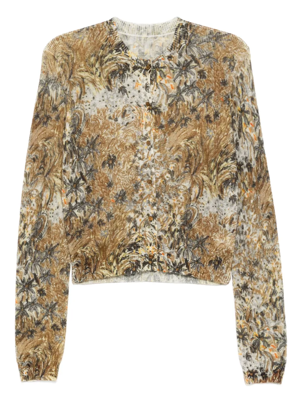 Jnby Graphic Elements Cardigan In Multi