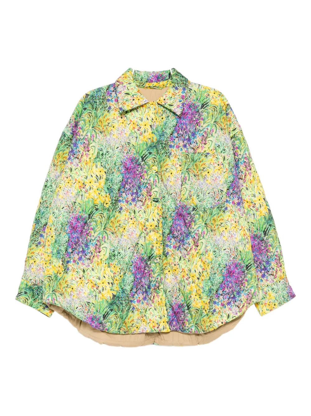 JNBY Cappotto a fiori - Verde