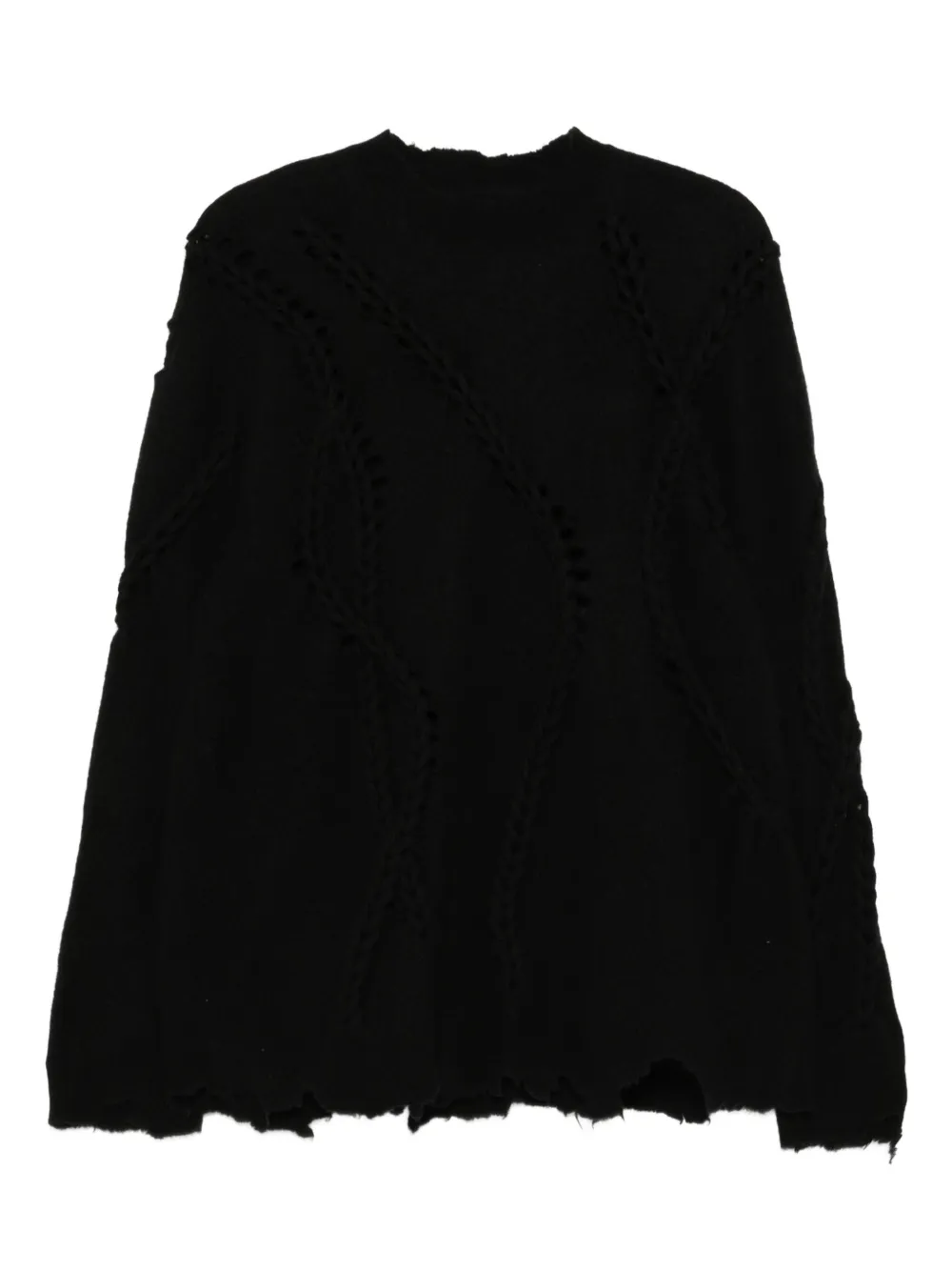 JNBY cable knit jumper | Black | Image 1