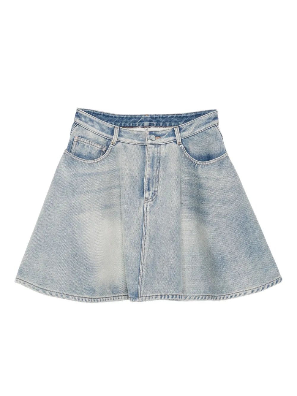 Jnby A-shaped Skirt In Blue