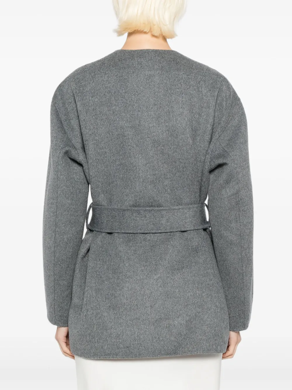 Less Layered Details Jacket In Gray